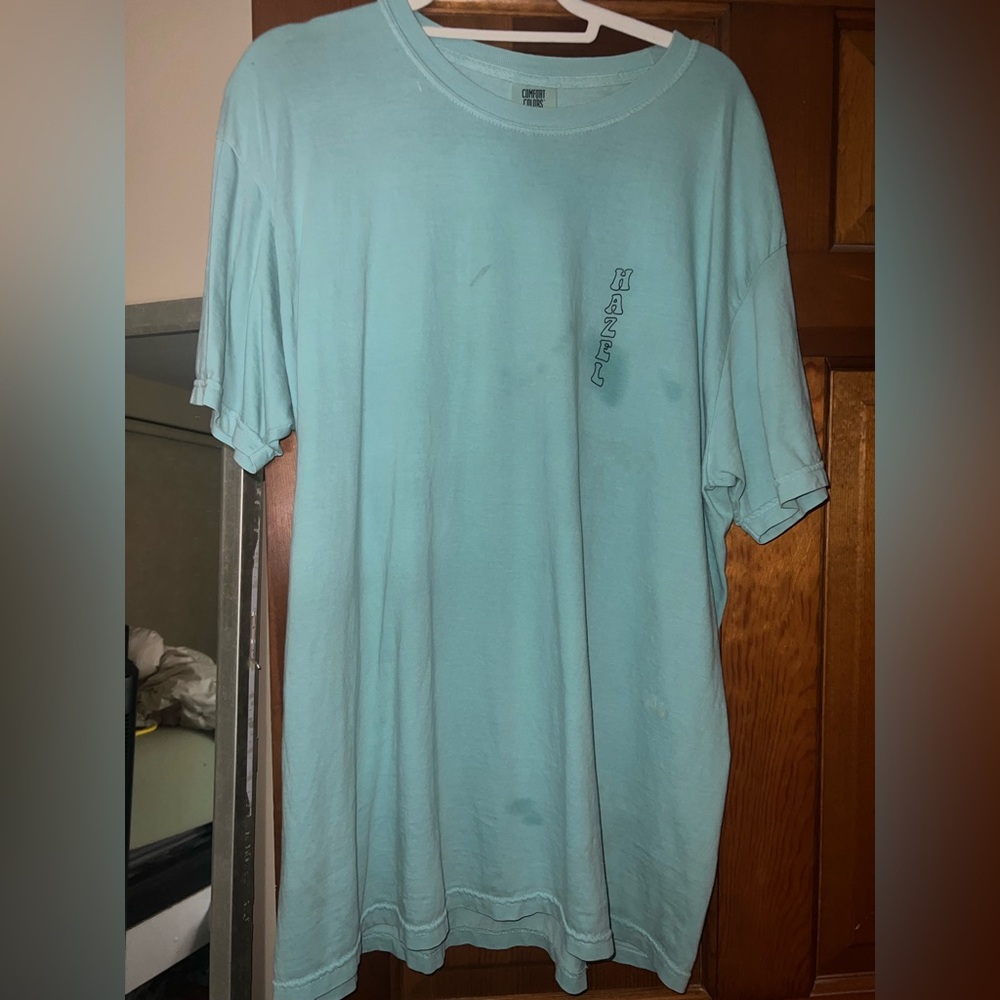 Hazel boutique turquoise tee